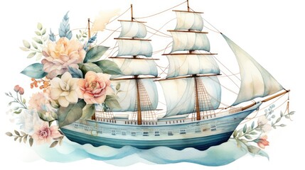 Wall Mural - an old ship 