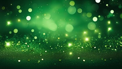 green sparkle glitter abstract background