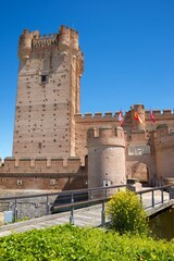 Mota castle in Medina del Campo, Castilla Leon in Spain