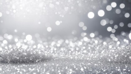 Wall Mural - white sparkle glitter abstract background