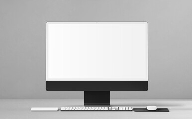 Computer screen png mockup, transparent digital display