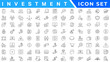 © Muhammad A. grapix - Accounting and audit icons set. Related to accounting, audit, taxes. Outline icon collection. Editable stroke illustration. Vector ui and web icon.