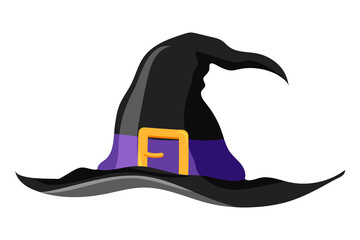 Poster - Png black witch's hat sticker, transparent background