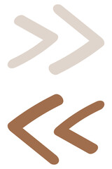 Sticker - Png doodle shift icon sticker bronze