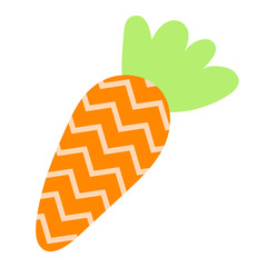 Sticker - Carrot png vegetable sticker, cute Easter collage element