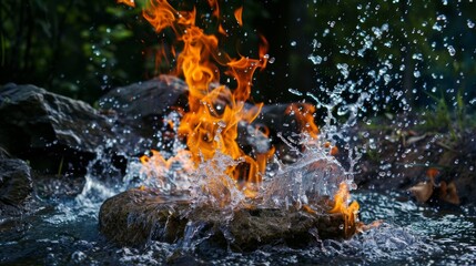 Sticker - Fire and Water.