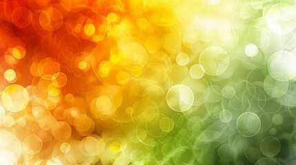 Wall Mural - An abstract image featuring vibrant gradient colors blending seamlessly to create a stunning bokeh effect
