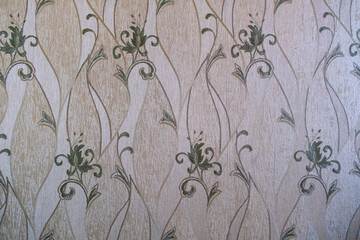 Wall Mural - vintage wallpaper. fence with grass