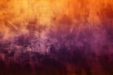 Sticker - Dark orange, brown, and purple abstract texture with gradient. Cherry gold vintage elegant background with space for design, suitable for Halloween, Thanksgiving, and autumn themes