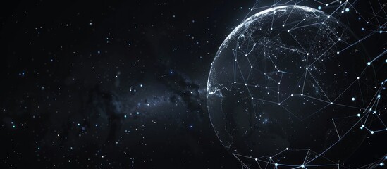 Poster - Earth Connected by a Network of Lines