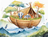 Arka Noego ilustracja