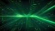 © mischenko - Glowing green digital abstract background with intricate lines and dots, futuristicGlowing green digital abstract background with intricate lines and dots, futuristic technology, IT companies, softwar