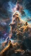 © Svitlana - Cosmic Journey Through the Nebula, 4K hyperrealistic photo