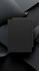 blank black card mockup, size, mockup, background, studio shot