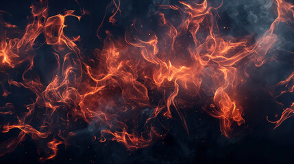 abstract background of fire