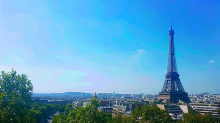 The Eiffel Tower is a prominent feature in the city of Paris