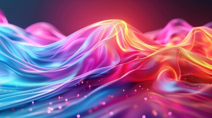 Ethereal light patterns with blended colors and smooth motion, 8K resolution, perfect for introspective and serene designs