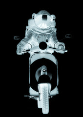 Wall Mural - astronaut the delivery front view
