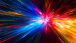 © labirint - abstract light speed motion blur, colorful streaks