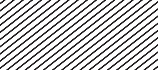 Wall Mural - stripes diagonal pattern. white on black. vector illustration.