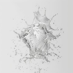 A splash of water is captured in a photograph