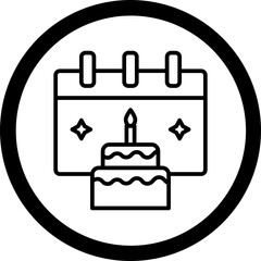 Sticker - Birthday Icon Design