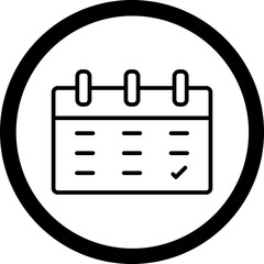 Canvas Print - Date Icon Design