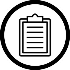 Sticker - Clipboard Icon Design