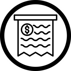 Poster - Receipt Icon Design