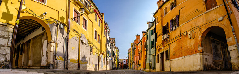 Canvas Print - famous old town of chioggia in italy