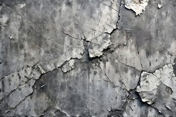 Cracked weathered concrete texture with rugged surface and aged surface