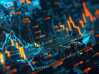 Scatter plot illustrating the positive relationship between rising stock prices and trading volume, reflecting strong market activity.