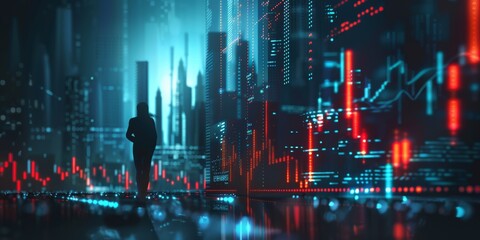 trading banner for a blog article
