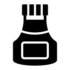 Canvas Print - ink bottle