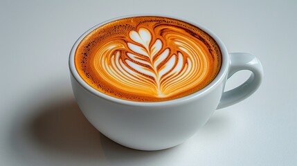 Wall Mural - A Cup of Latte Art