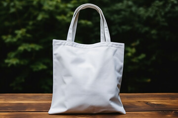 Wall Mural - canvas tote bag mockup Shopping bag