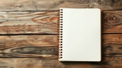 Canvas Print - Blank isolated notepad