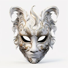 Poster - venetian carnival mask