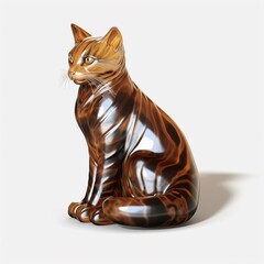 Sticker - statuette of a cat