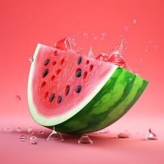 Poster - slice of watermelon