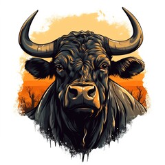 Sticker - bull in the desert