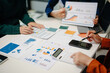 © laddawan - Business team meeting. professional investor working new start up project.