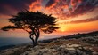 © sevector - sky cedar tree lebanon