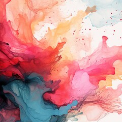 Canvas Print - abstract watercolor background