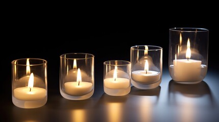 Wall Mural - serene candle glass