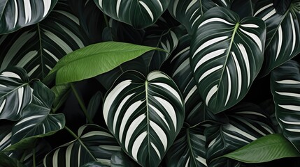 Wall Mural - plant pattern leaves