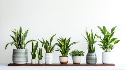 Wall Mural - pothos indoor plant white background