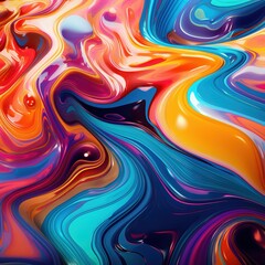 Canvas Print - abstract colorful background