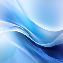 Poster - abstract blue background