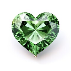 Canvas Print - heart shaped diamond